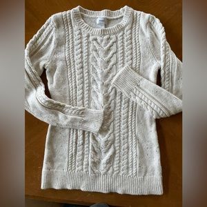 Cable knit sweater